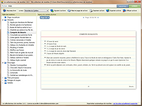 Les livres de recettes de cuisine peuvent être créer en différents formats.