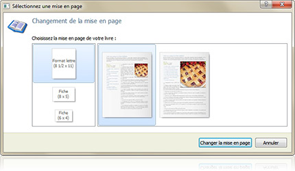 Création de livre de recette Créer un livre de recettes