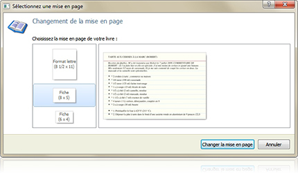 Création de livre de recette Créer un livre de recettes